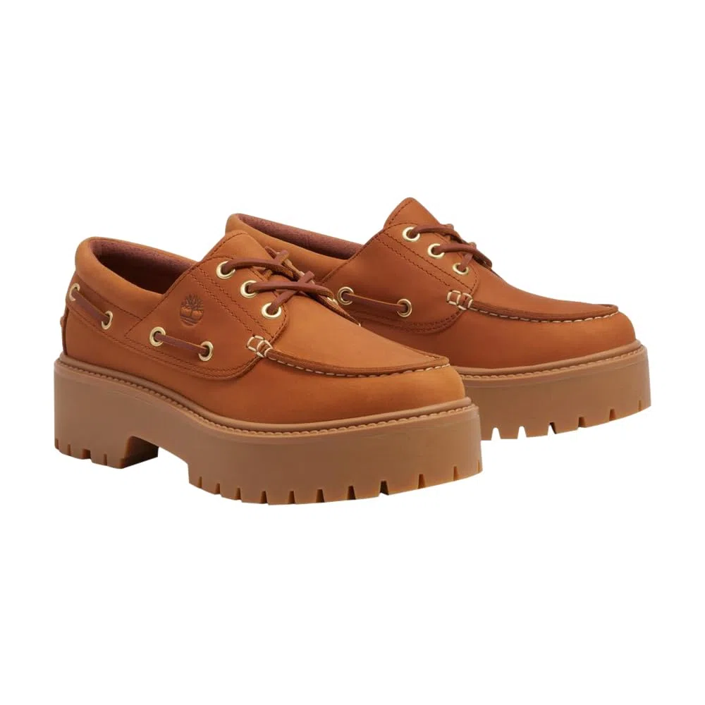 STRINGATE Donna TIMBERLAND TB0A2GVFEM7 BOAT SHOE RUST RUST
