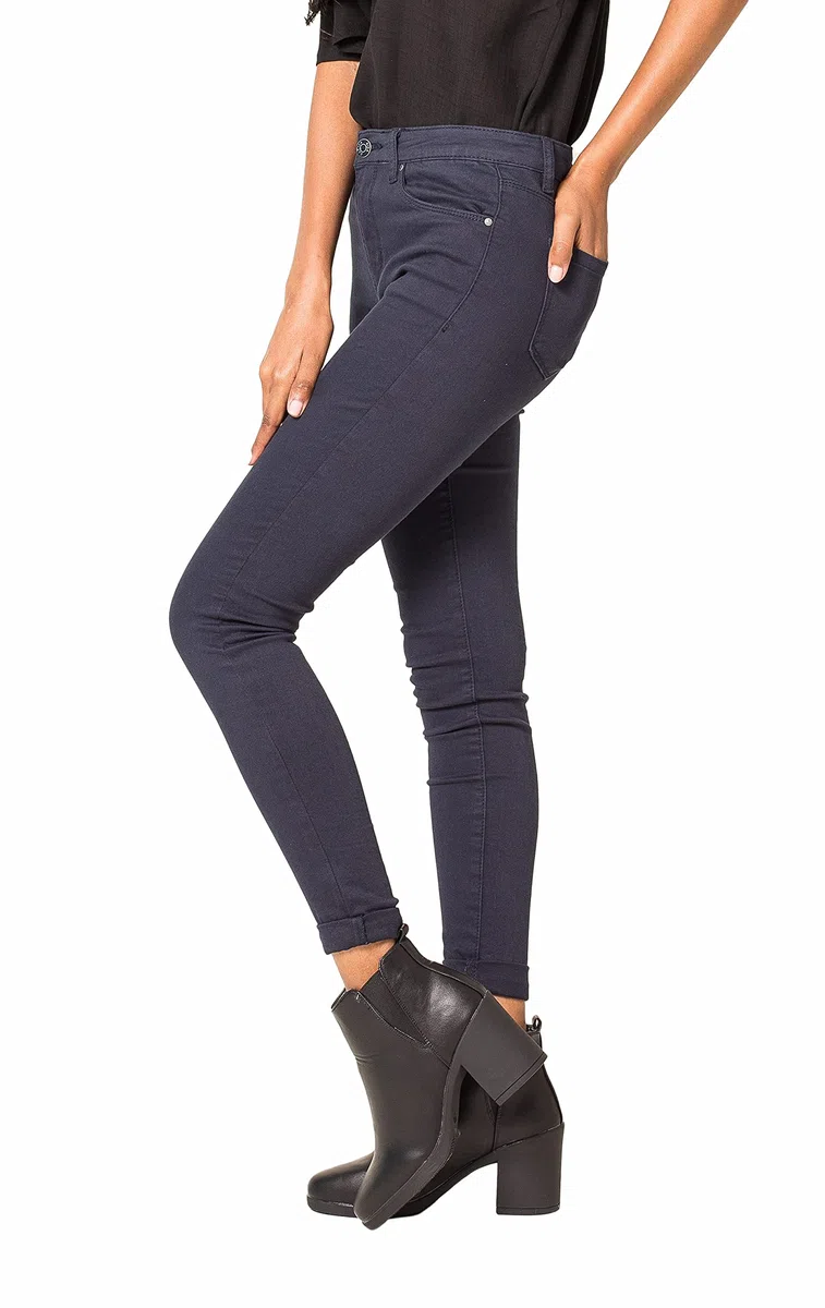 Nina Carter P109 Jeans da donna skinny Fit, a vita alta, slim