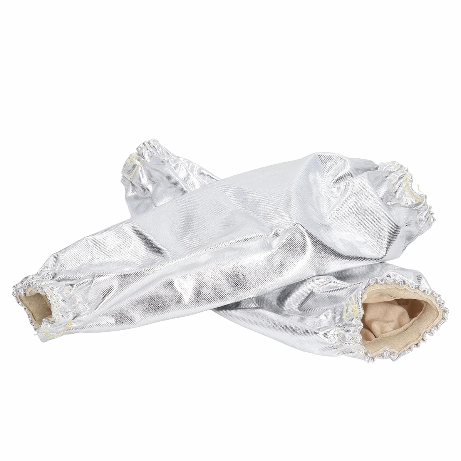 LiebeWH Manicotti per Braccio Coperture Isolate in Foglio di Alluminio, Maniche Protettive Ignifughe per Saldatura e Lavori Ad Alta Temperatura