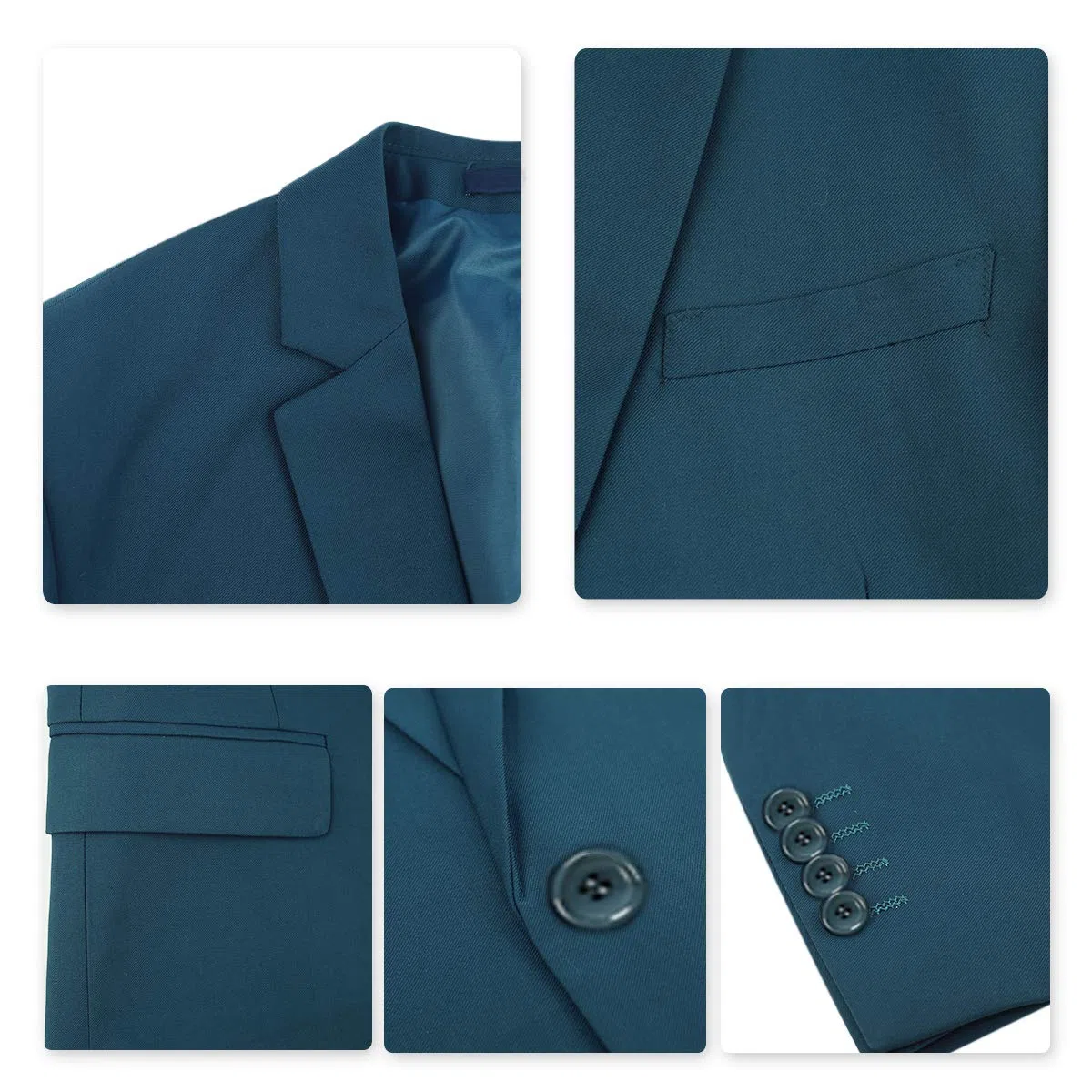 Allthemen Abito da Uomo 2 Pezzi Completo da Sposa Slim Fit a Due Bottoni Abiti da Lavoro Blazer Giacche Casual Pantaloni