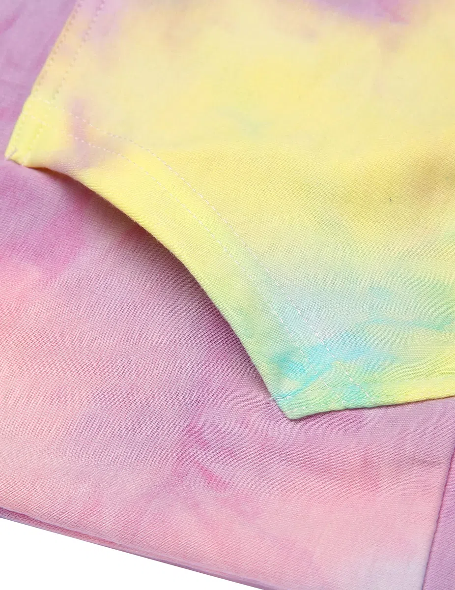 Arshiner Ragazza Felpe con Cappuccio Batik Felpa a Maniche Lunghe Moda Casual Primavera Slim Fit Felpa con Cappuccio per Ragazze