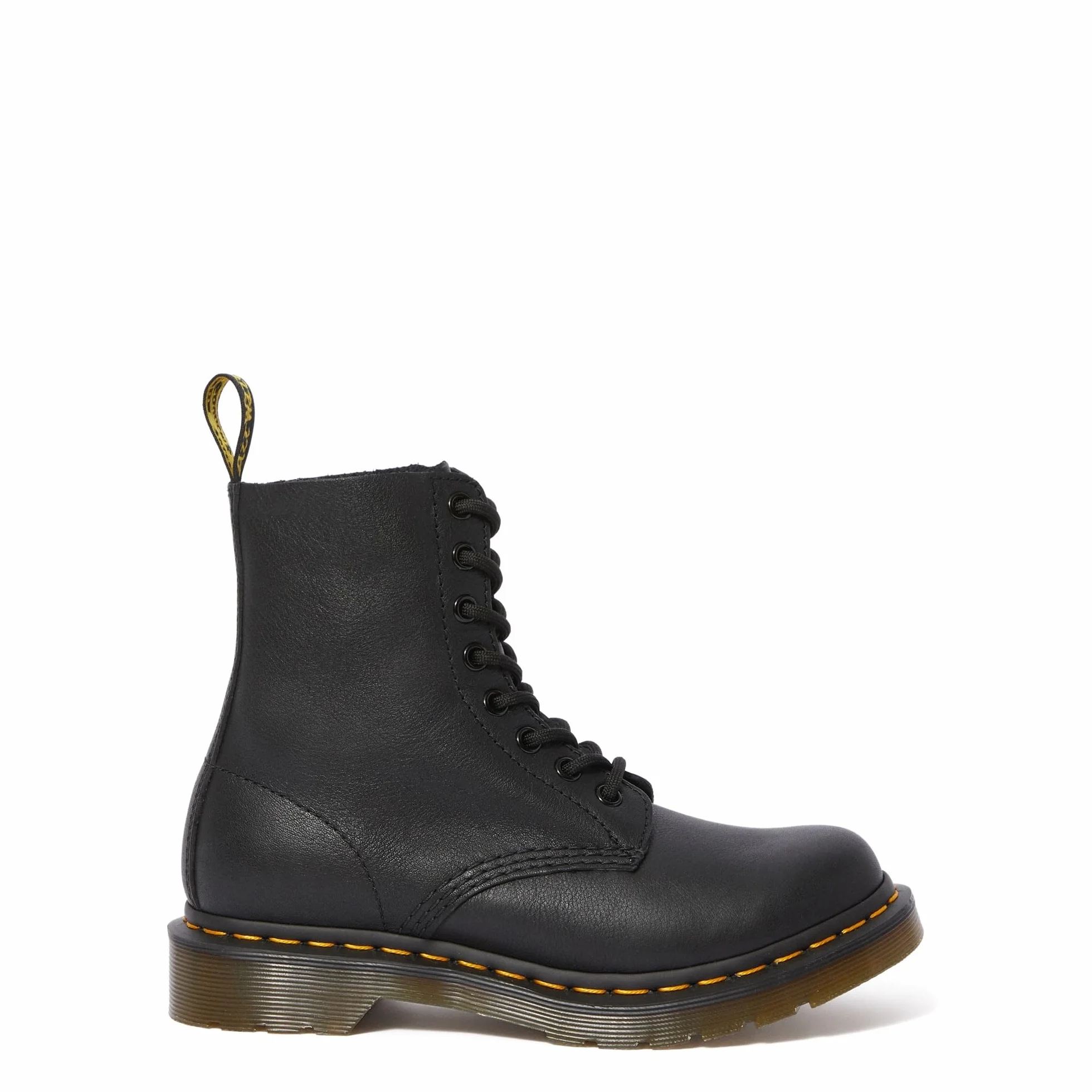 Dr. Martens Pascal Buttero, Bovver Boots Donna, Nero Black Virginia, 38 EU
