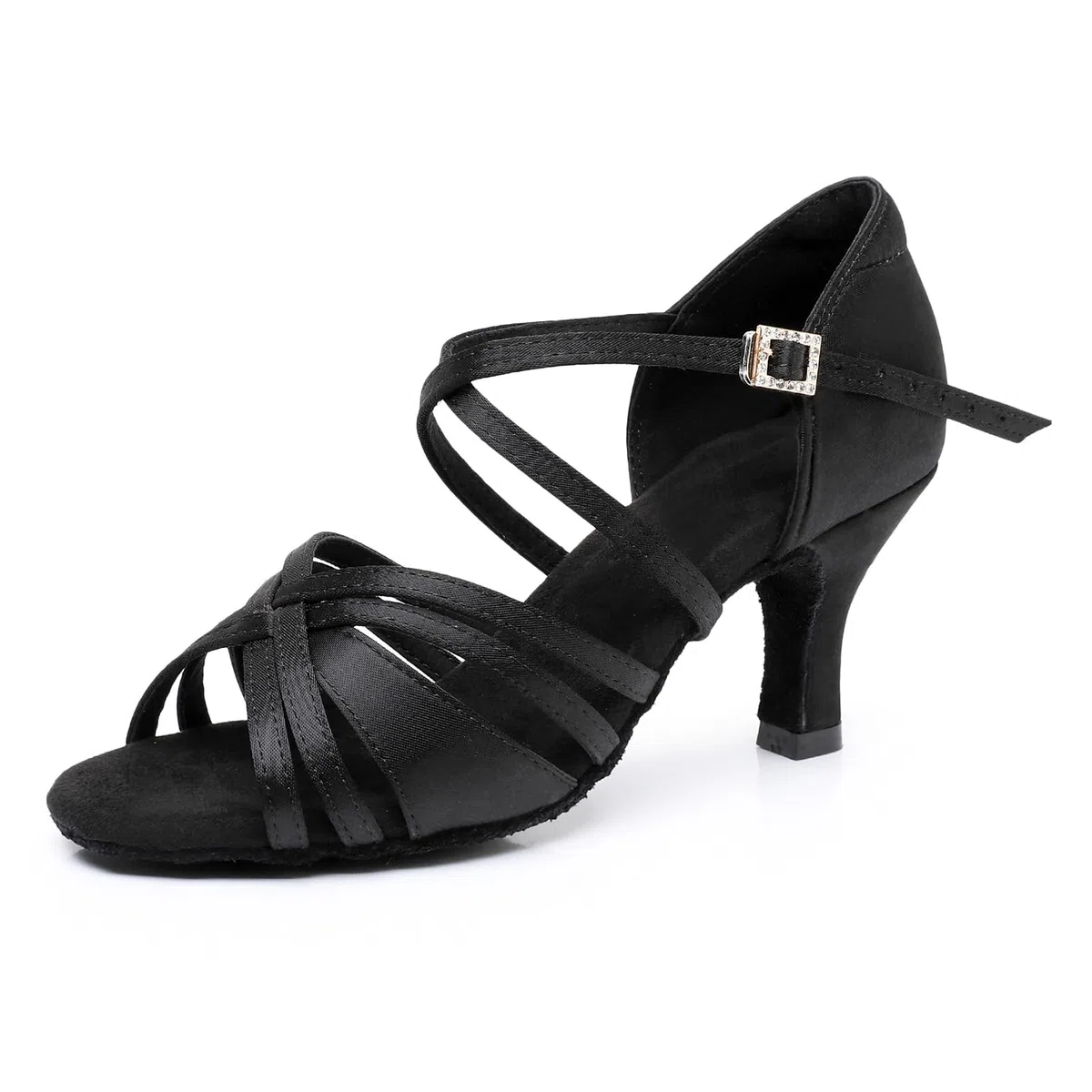 Rosefinch Scarpe da Ballo Latino per Le Donne Nuovi Stili Classici Salsa Scarpe da Ballo Performance Professionale Pratica Scarpe da Ballo 5/7cm Tacco 34-43EU