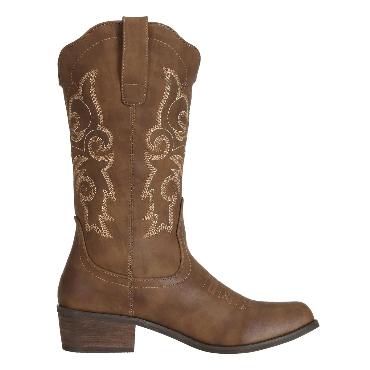 J's.o.l.e Stivali da cowboy da donna, in pelle, metà largo, per equitazione, stile western, per matrimoni