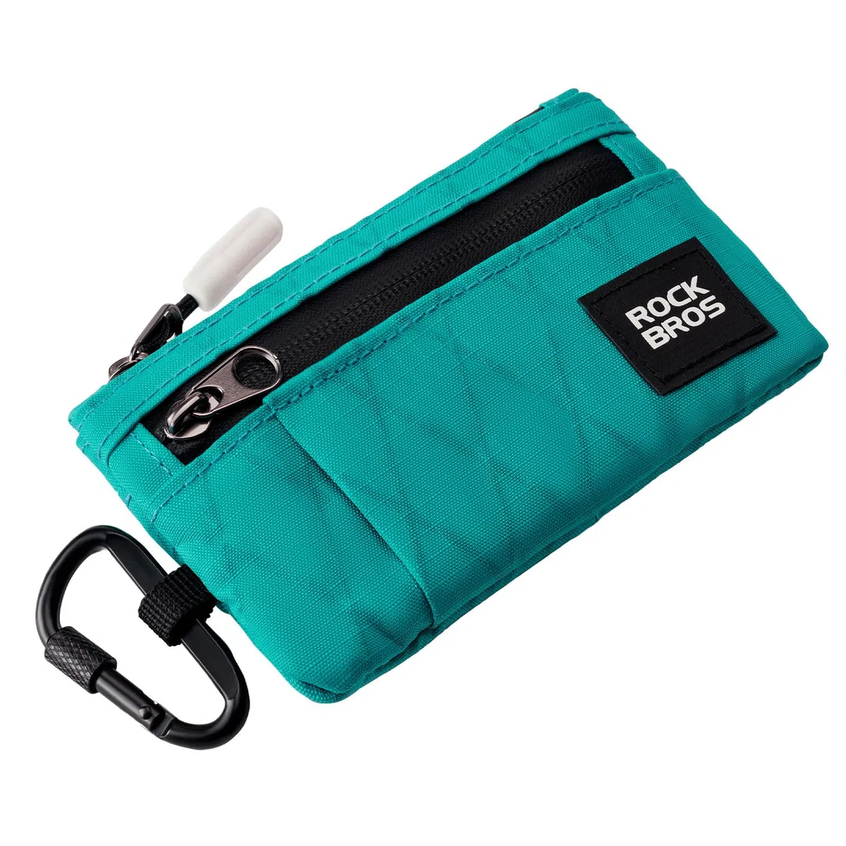 ROCKBROS Portafoglio Uomo Donna Slim, Porta Carte Credito, Portamonete Sportivo con Cerniera, Borsa Piccola Portatile, Portafoglio Multifunzionale per Contanti e Chiavi