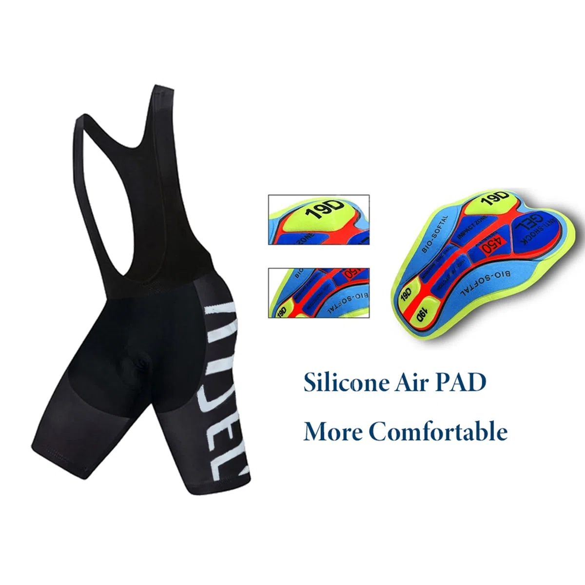 Abbigliamento Ciclismo Uomo Estate Completo Ciclismo Uomo Set Traspirante Sportivo Corta Manica Tuta Estivo + Pantaloncini Ciclismo Uomo con Bretelle