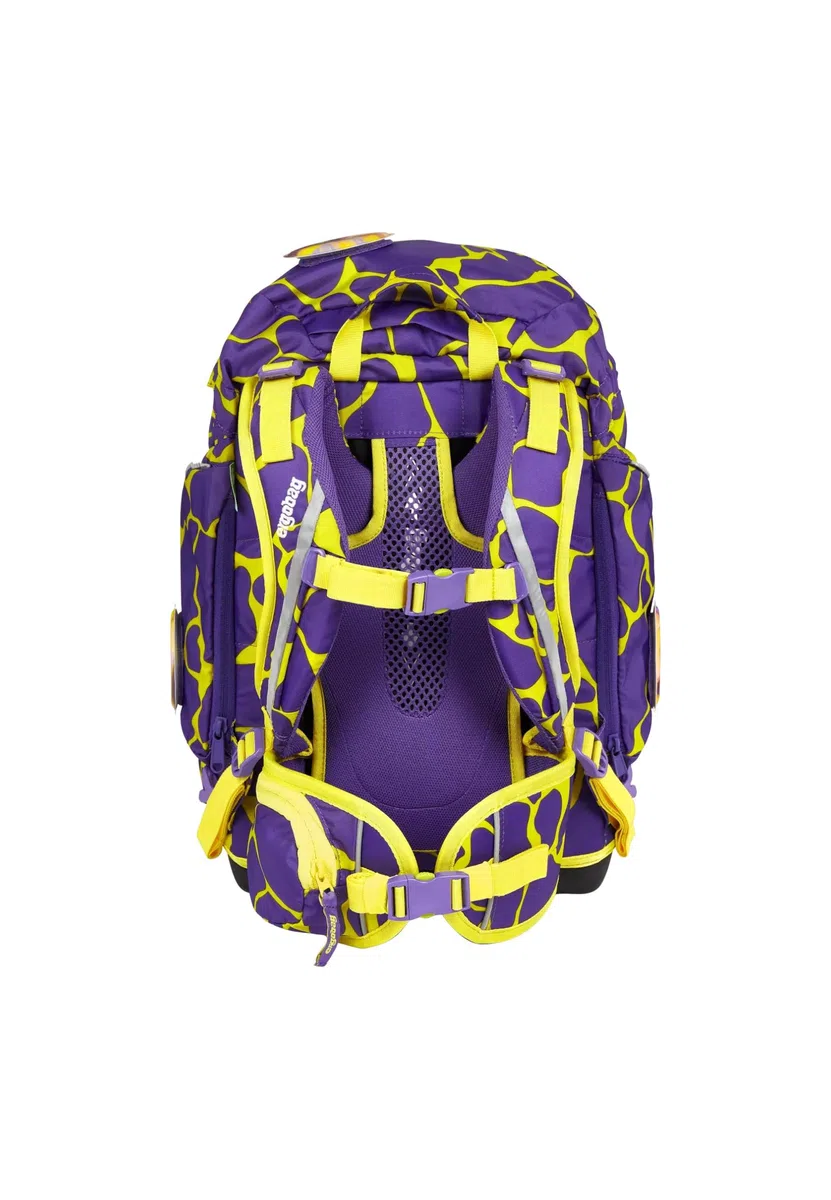 ergobag pack set Zaino scolastico ergonomico e flessibile, 6 pezzi, per la prima elementare