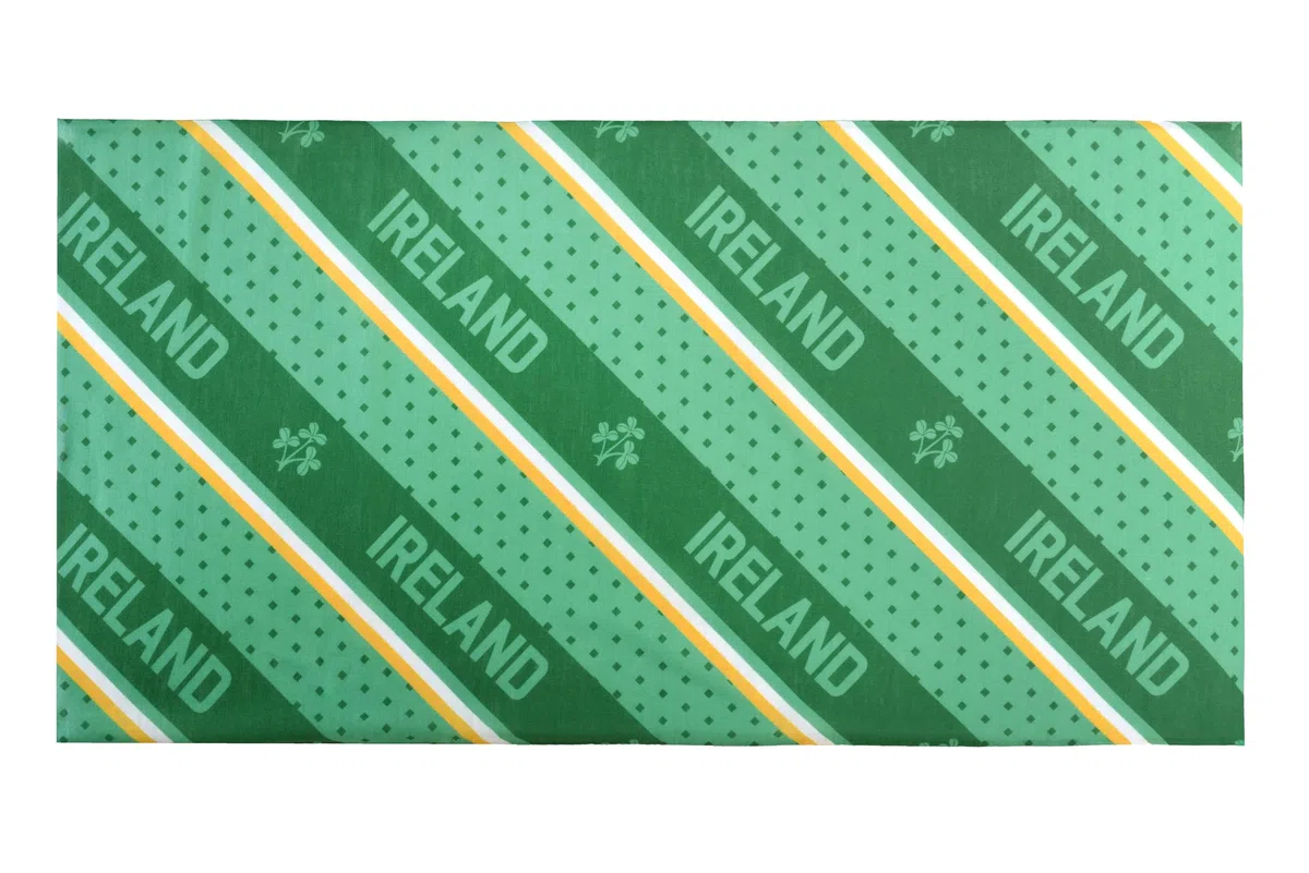 Euroscarves Sciarpa tubolare irlandese (bandana, passamontagna, maschera da sci, fascia), Irlanda, adatta a tutti, Irlanda, Fits all