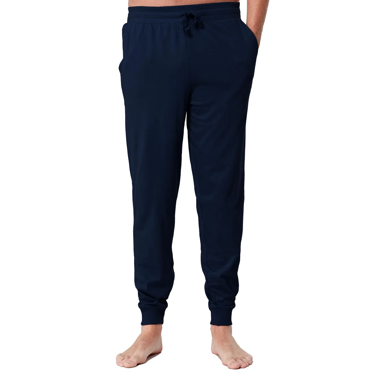 The Essentials Wardrobe Pantaloni da pigiama da uomo, in jersey di cotone, taglia S-4XL