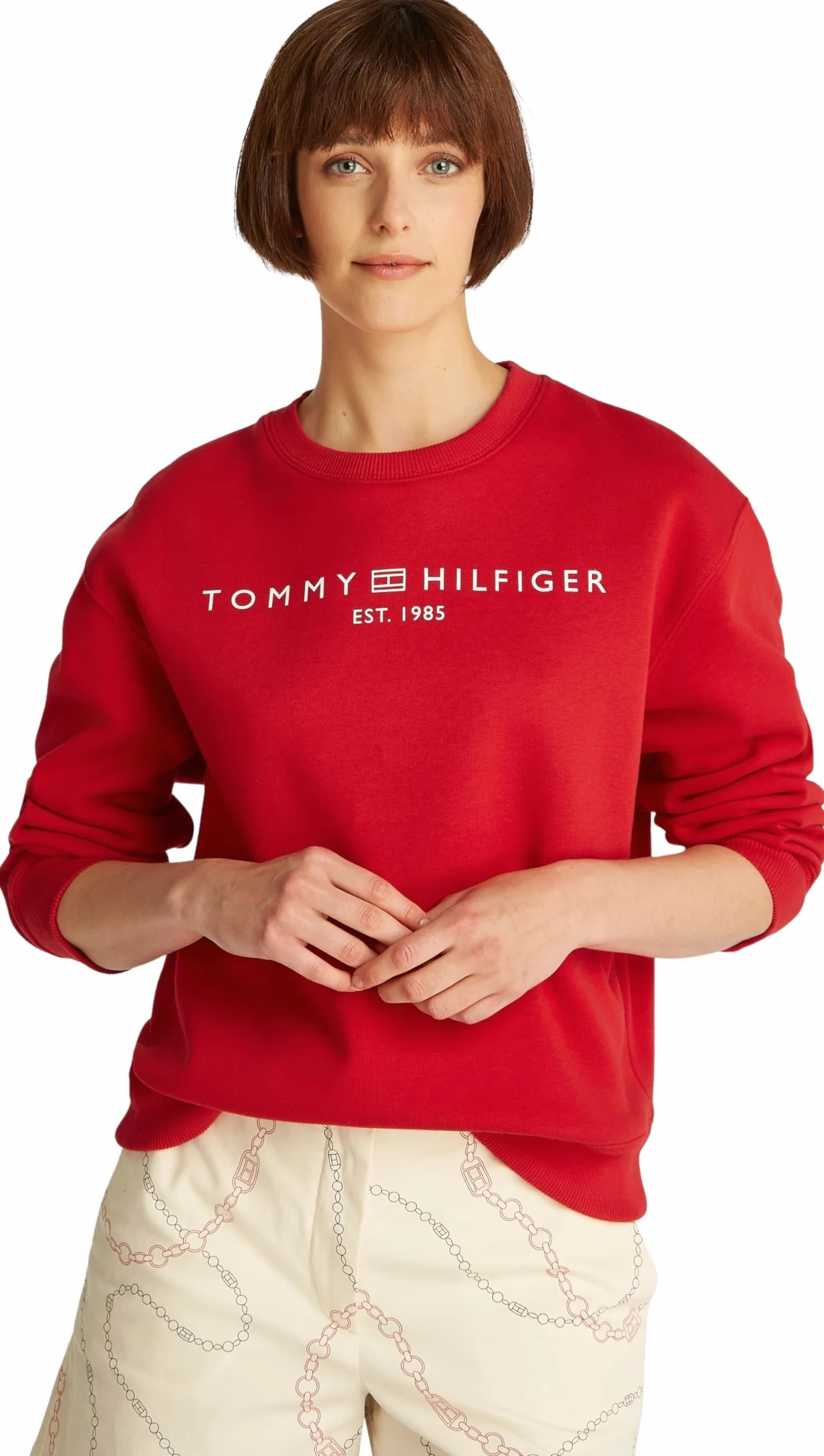 Tommy Hilfiger Felpa Donna Art WW0WW39791
