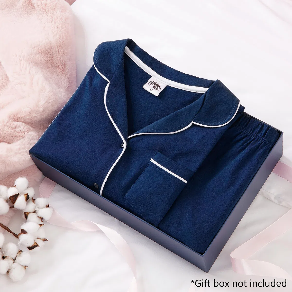 CityComfort Pigiama Donna Cotone con Bottoni Set 2 Pz Pigiami Donna Estivi Corti Comodo Abbigliamento da Casa Idee Regalo