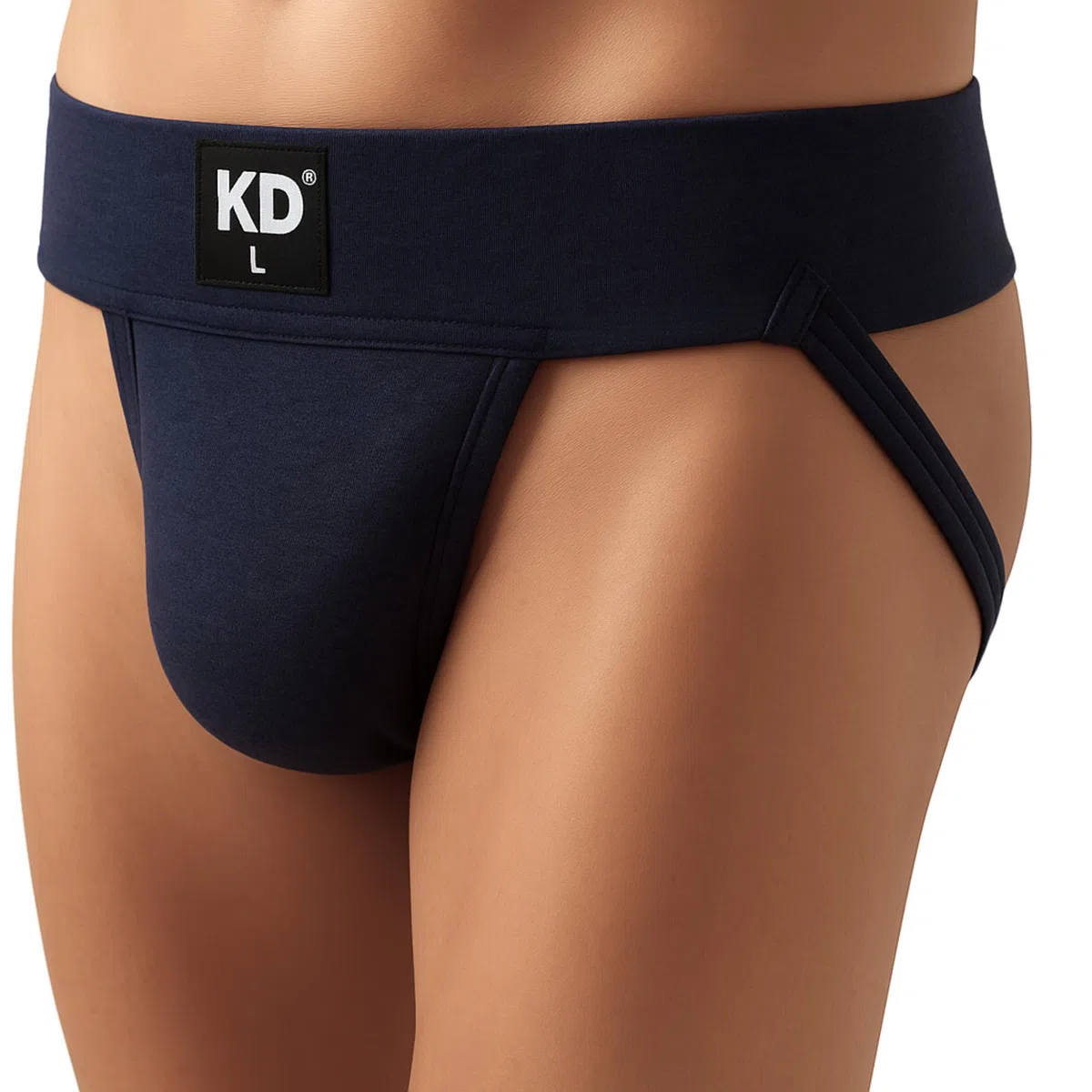 KD Willmax Sostenitore da uomo in cotone biologico, cintura da 7,6 cm, morbido e resistente, con tasca per coppa