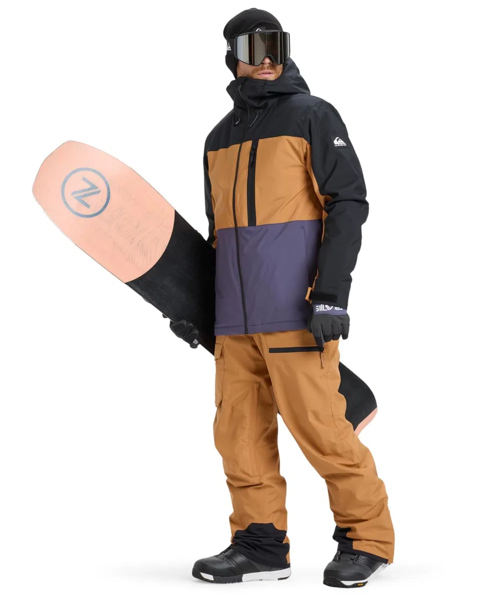 Quiksilver Sycamore Block 20k Jacket Gilet Uomo (Pacco da 1)