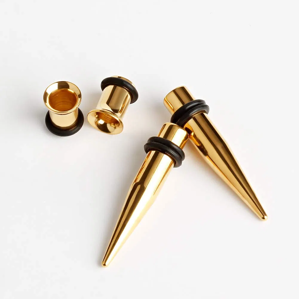 COOEAR 36PC Full Size Ear Taper Kit Ear Plug Set 14g-00g Stretching