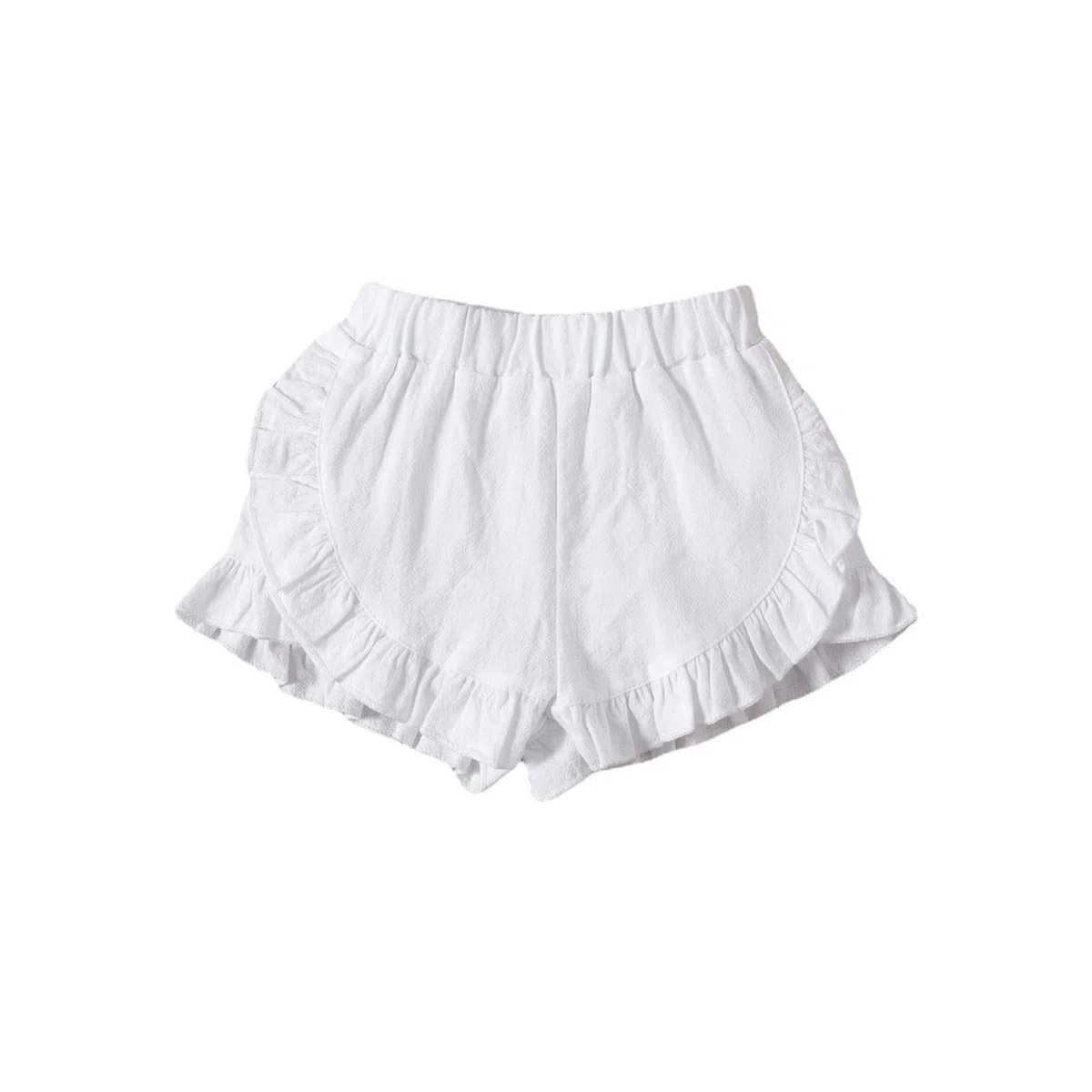 Neonato Ragazza Solido Primavera Estate Pantaloncini Volant Pantaloni Corti Bambini 152