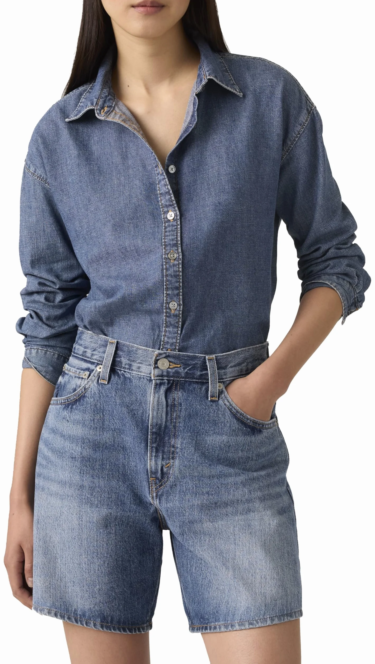 Levi's Donna High Rise Baggy Pantaloncini
