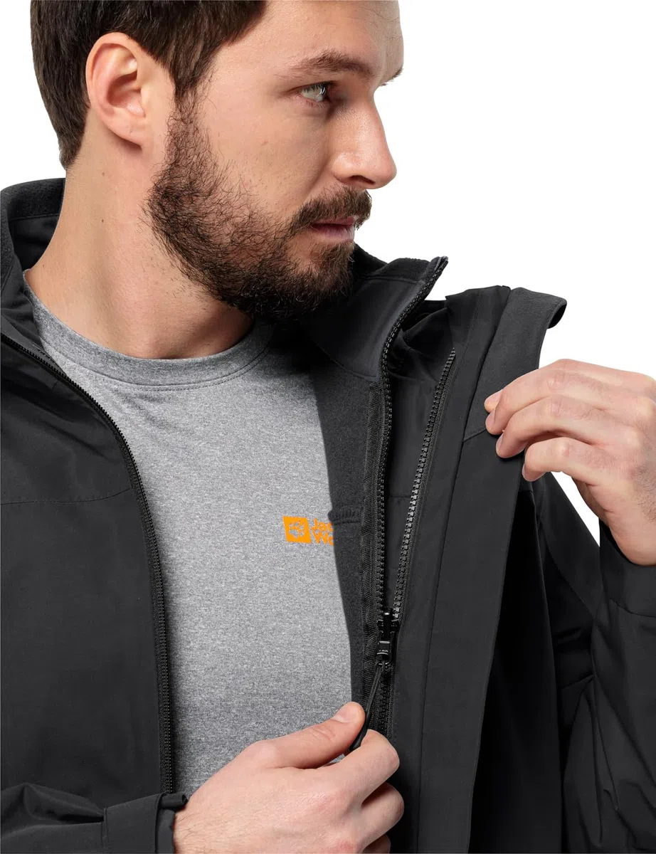 Jack Wolfskin Taubenberg - Giacca 3 In 1 Giacca Uomo