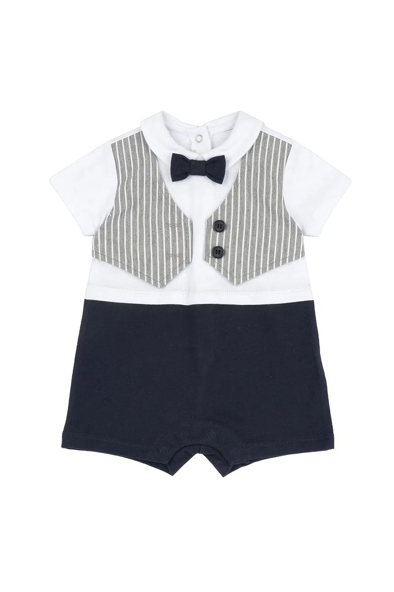 Chicco Pagliaccetto Elegante, In Cotone, Apertura Su Schiena E A Patello Pigiamino per bambino e neonato Bimbo 0-24 (Pacco da 1)