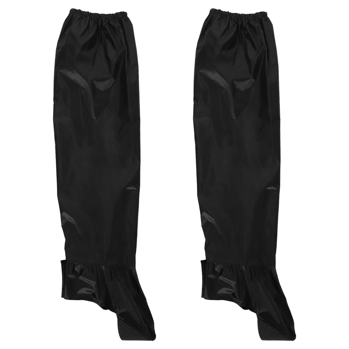 ORFOFE Sovrapantaloni Antipioggia Impermeabili Uomo Oxford Nero, Antivento e Resistenti per Motocicletta e Trekking, Copri Pantaloni da Pioggia Funzionali e Leggeri