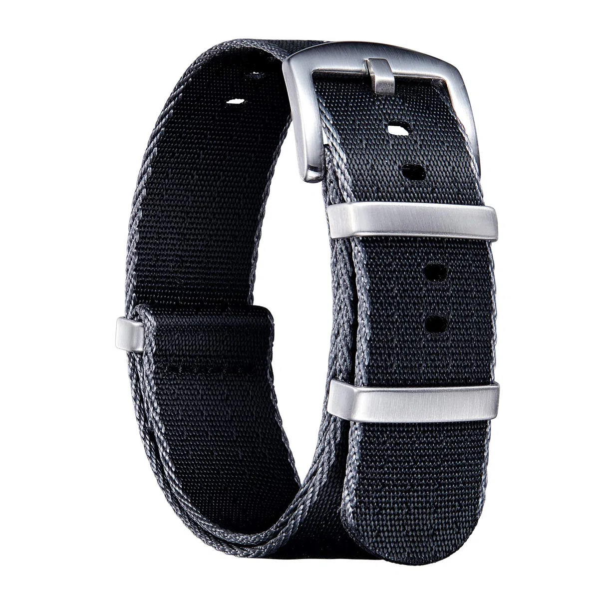 BINLUN Cinturini per Orologi in Nylon Ricambio Multicolore Balistico G10 Premium con Nero/Argento Fibbia in Acciaio Inossidabile per Uomo Donna 18mm 20mm 22mm 24mm (Nuova Versione)