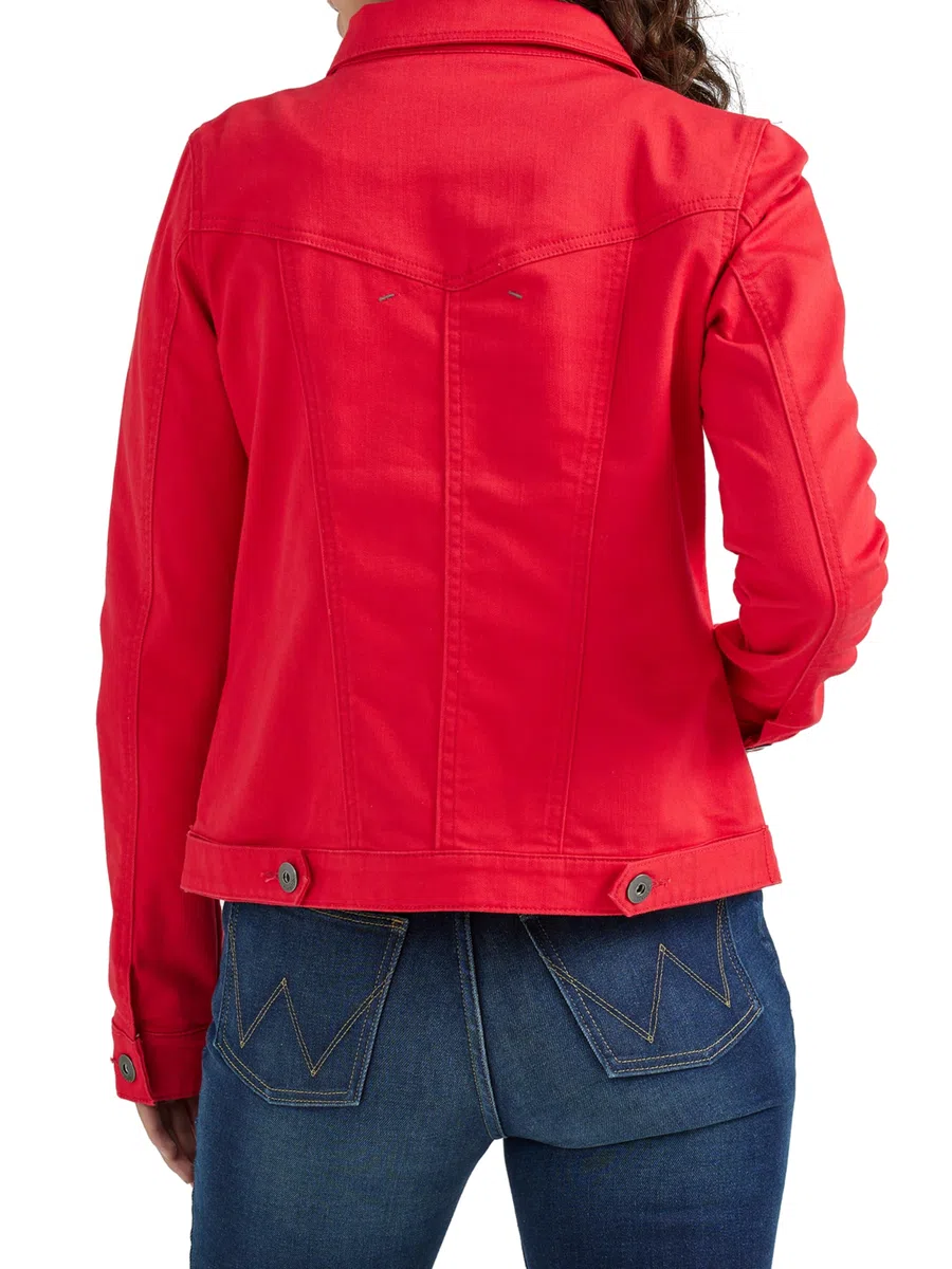 Wrangler Authentics Stretch Denim Jacket Giacca in Denim Donna