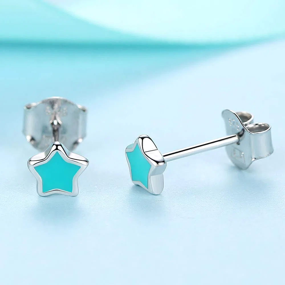 Orecchini in Argento 925 Rodiato Bimba Ragazza