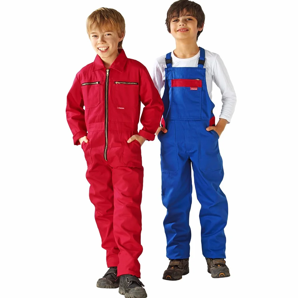 Planam 164086 Salopette Bambino, Multicolore, 164122