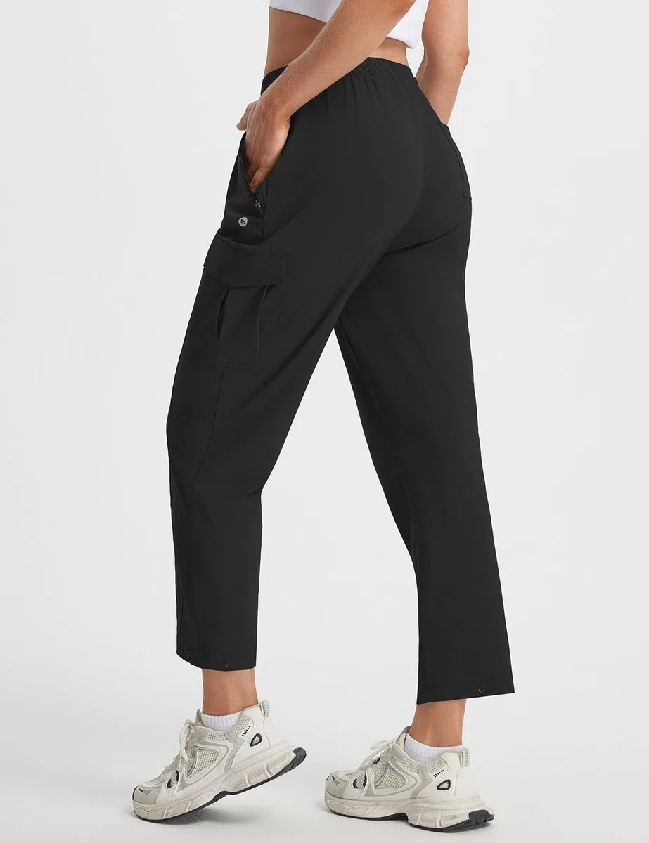 baleaf Pantaloni da trekking da donna, estivi, per attività all'aria aperta, da trekking, traspiranti, protezione solare