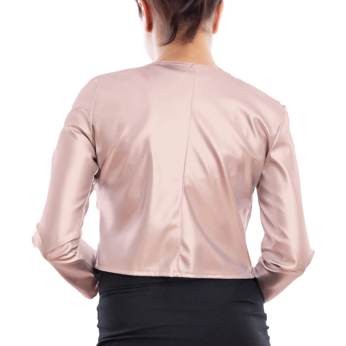 Toocool Giacca Donna Corta Ecopelle Bolero Senza Chiusura Giacchetto VI-2601