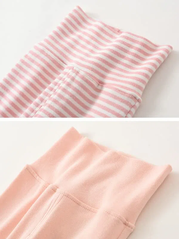 Pantaloni unisex con piedini per neonati e bambine da 0 a 12 mesi
