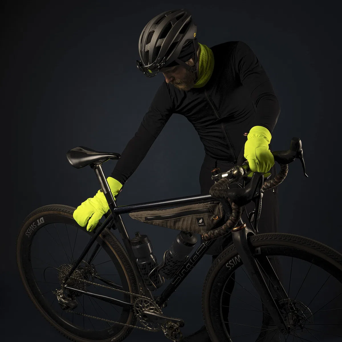GripGrab Nordic 2 Antivento Deep Winter 3 Dita Lobster Guanti da Ciclismo Imbottiti Termici, Invernali Unisex Adulto
