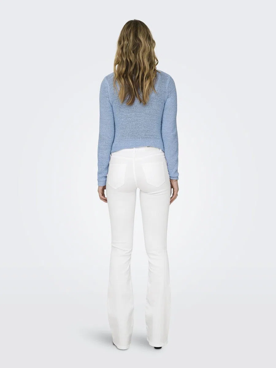 Only - Onlblush Mid Flared DNM Rea0730 Noos, Jeans Donna