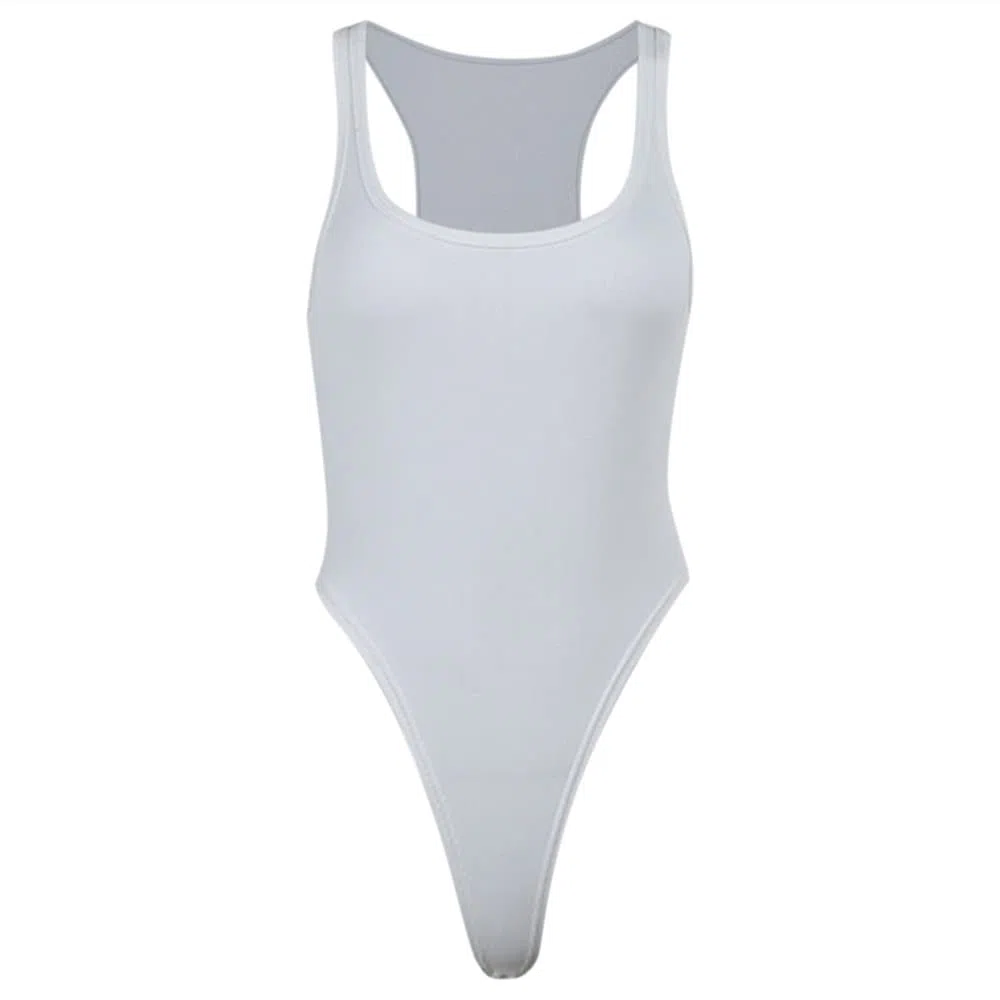 Body Donna Elegante Canotta Top in Pizzo Intimo Aderente Elasticizzato Bodysuit Sexy Basic Tinta Pagliaccetto