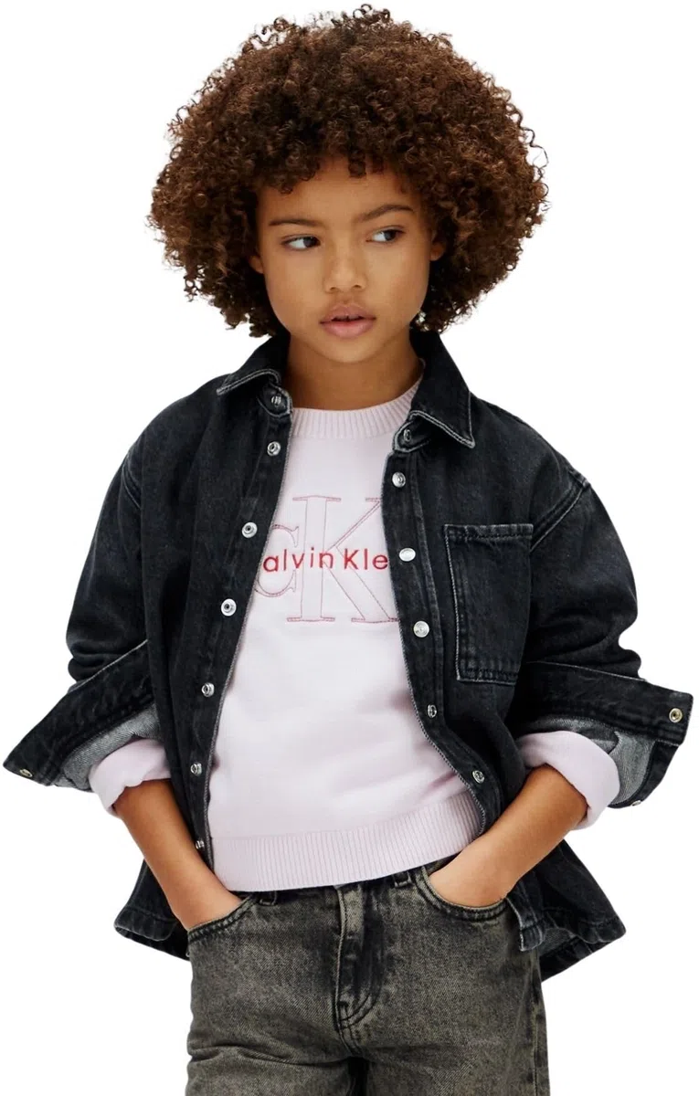 Calvin Klein Felpa Bimba Art IG0IG03075