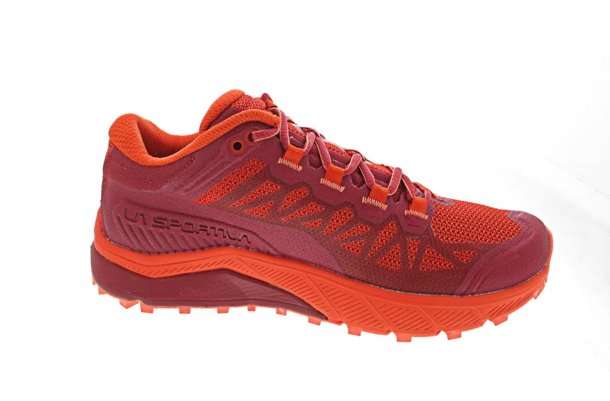 LA SPORTIVA Karacal Woman Cherry Tomato/Velvet, Scarpe da Trail Running Donna