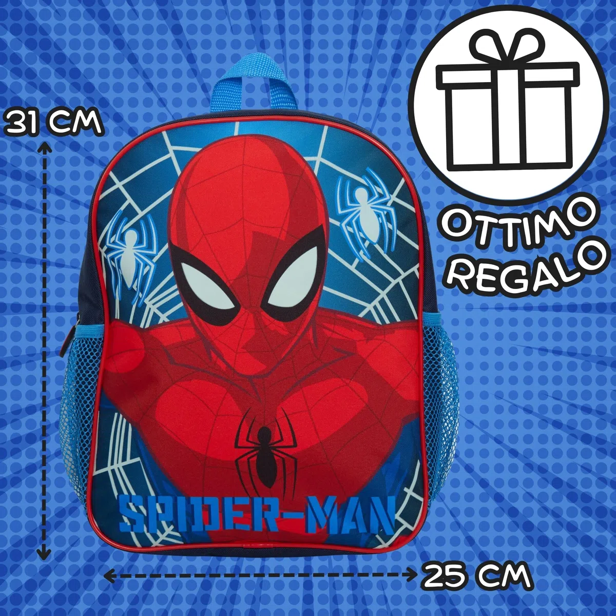 Marvel Spiderman Zaino Che Brilla al Buio Ragazzi Viaggio Scuola Sacchetto del Pranzo