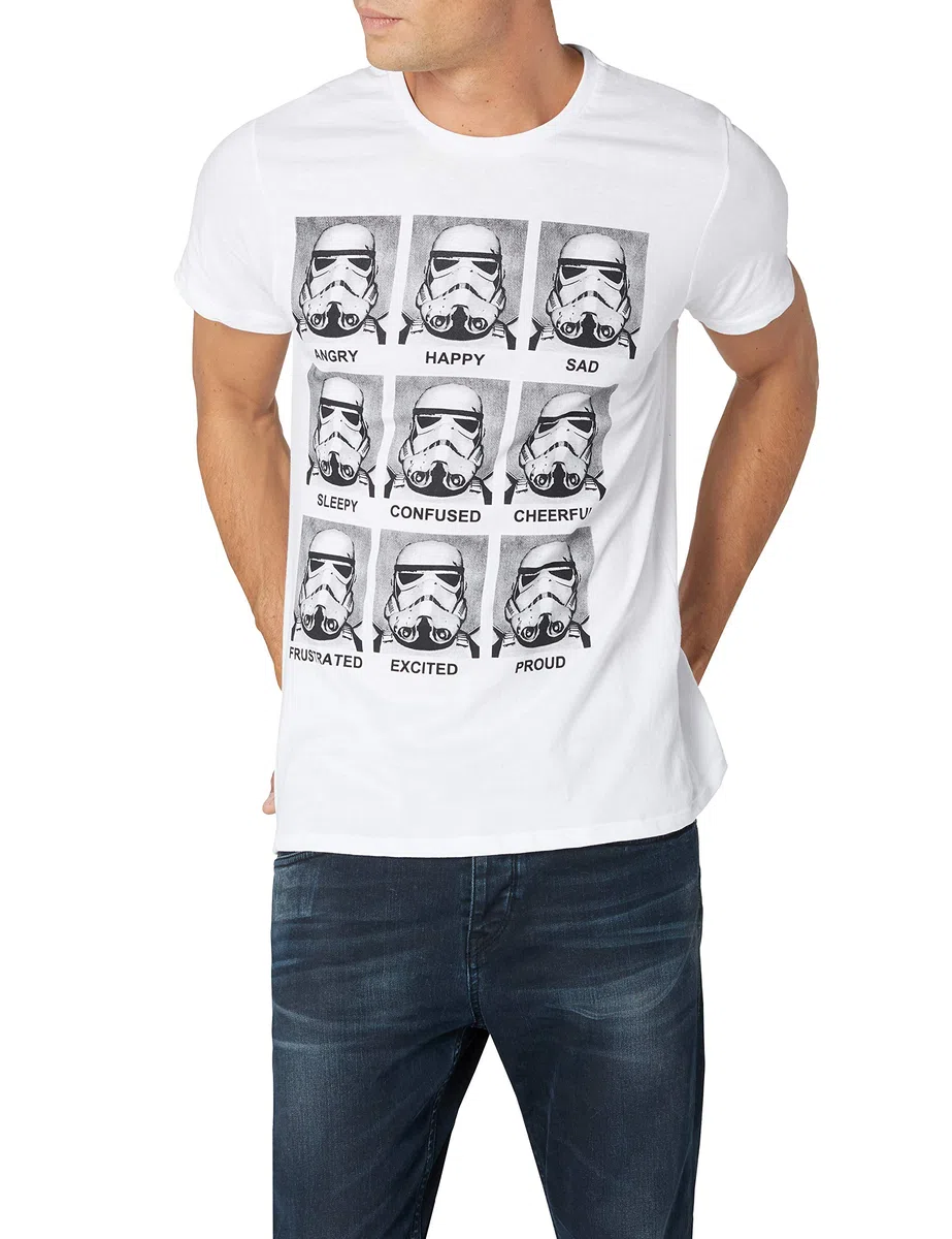 Star Wars - Trooper Emotions, T-Shirt da Uomo