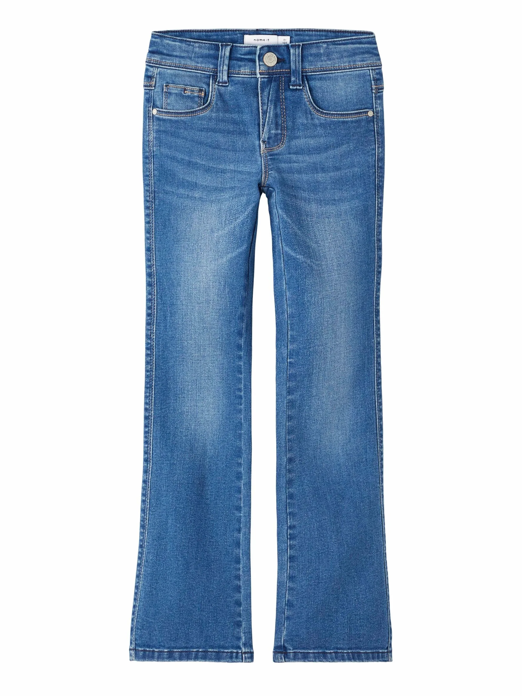 Name IT - Nkfpolly Skinny Boot Jeans 1142-au Noos, Jeans dalla vestibilità Skinny Bambine e Ragazze