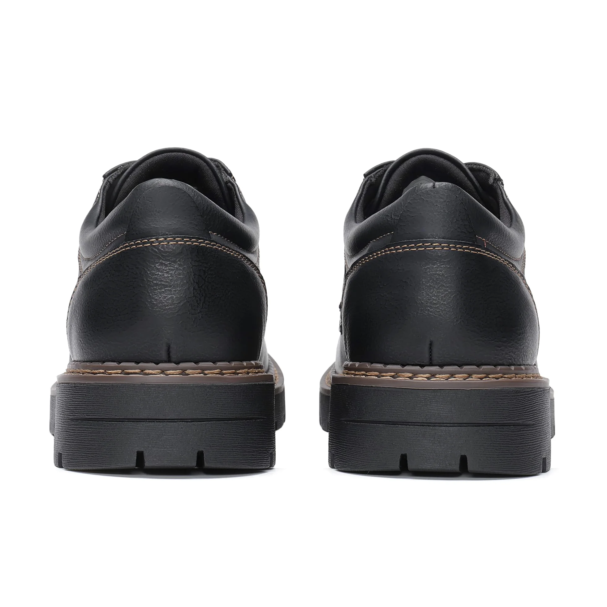 Bruno Marc Scarpe Oxford Eleganti con Lacci Uomo - Ideali per Ufficio, Cerimonia e Abiti Formali, Suola Spessa e Comfort