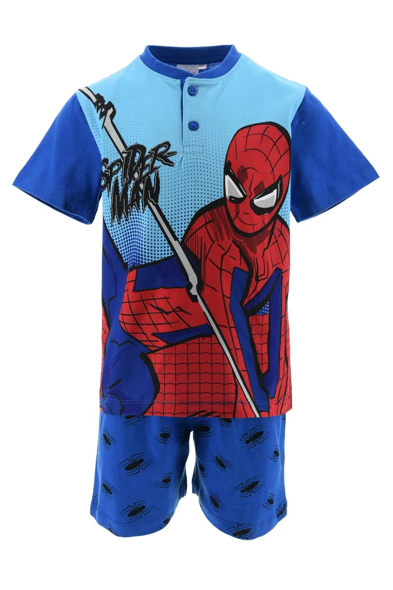Marvel Spiderman Bambino Pigiama Corto