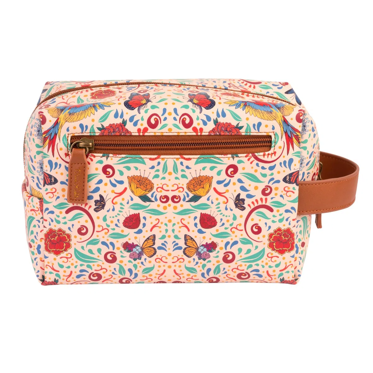 Grupo Erik Beauty Case da Viaggio Frida Kahlo - Beauty Case Donna da Viaggio Impermeabile con Cerniera e Manico | Organizer Trucchi Portatile, Regalo Donna (20 x 14,5 x 10 cm)