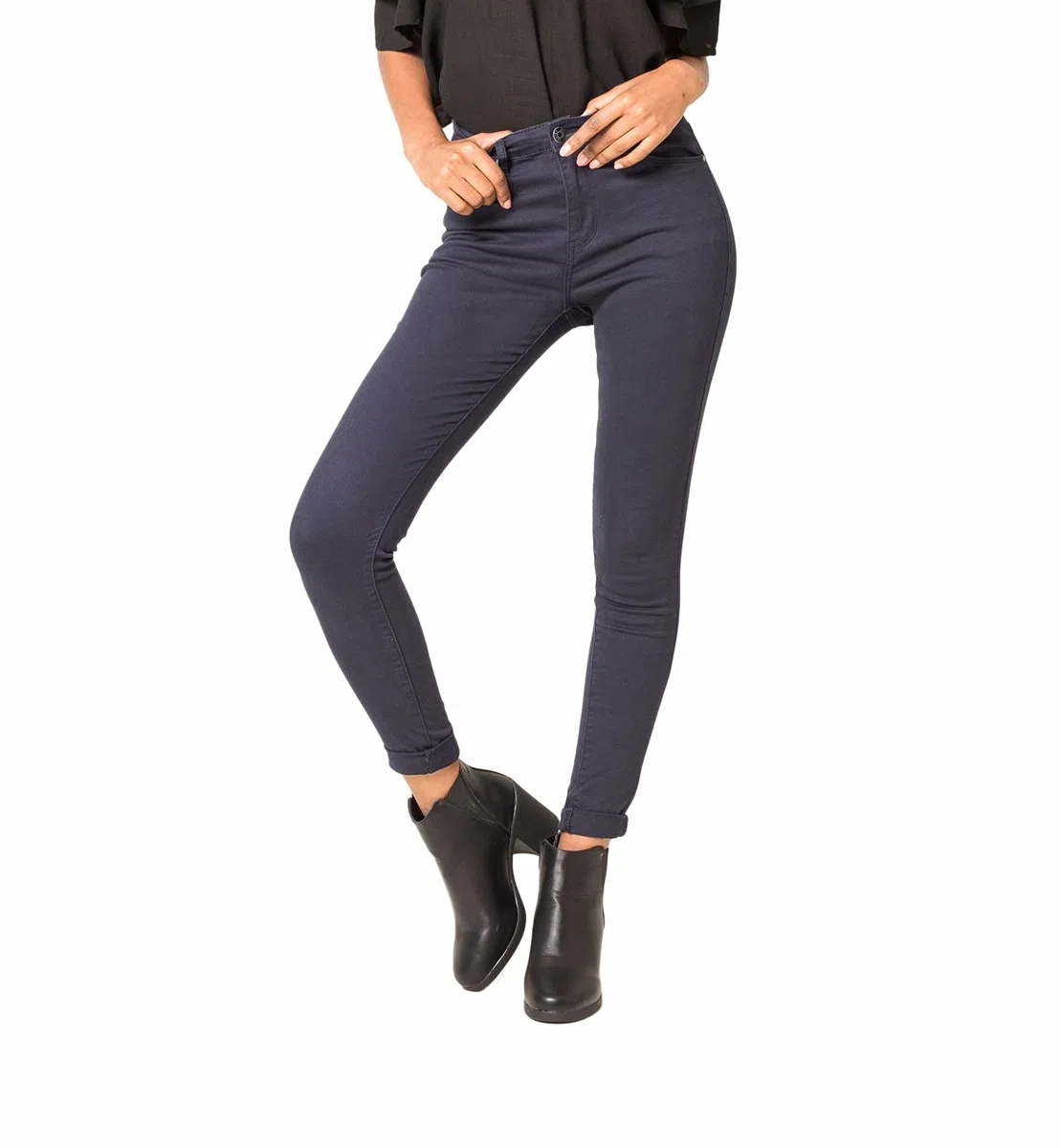 Nina Carter P109 Jeans da donna skinny Fit, a vita alta, slim