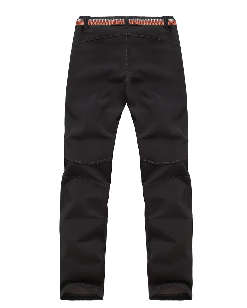 Pantaloni da donna antivento idrorepellenti altamente flessibili in pile termico escursionismo campeggio all'aperto pantaloni softshell