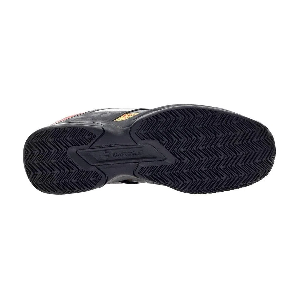 Babolat Bambini Propulse Clay Scarpe da Tennis Scarpa per Terra Rossa Blu Scuro - Multicolore