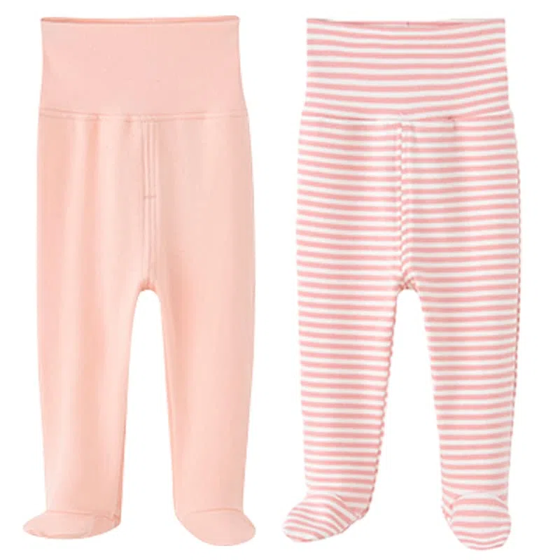 Pantaloni unisex con piedini per neonati e bambine da 0 a 12 mesi