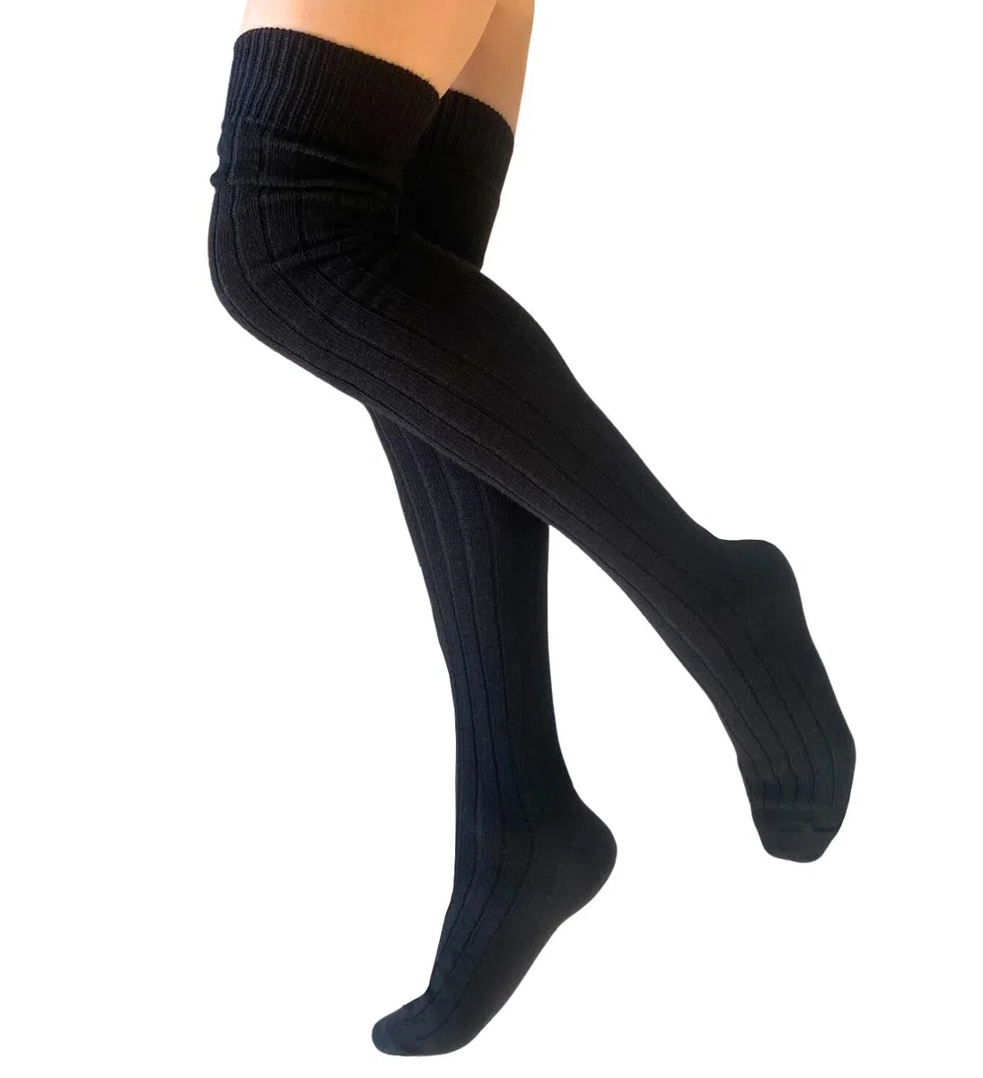CriCri Socks Parigine Calze Donna Sopra Le Ginocchia in Morbida e Calda Lana - Gambaletto Alta Qualità Made in Italy