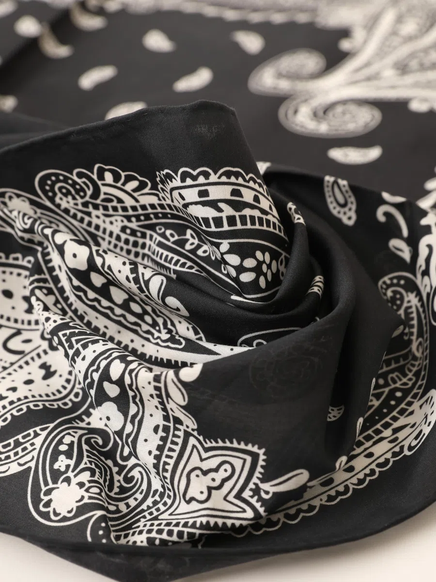 Foulard in seta e cotone 65x65 cm per Donna e Uomo – Sciarpa quadrata, elegante e leggera, perfetta per l'estate e la primavera