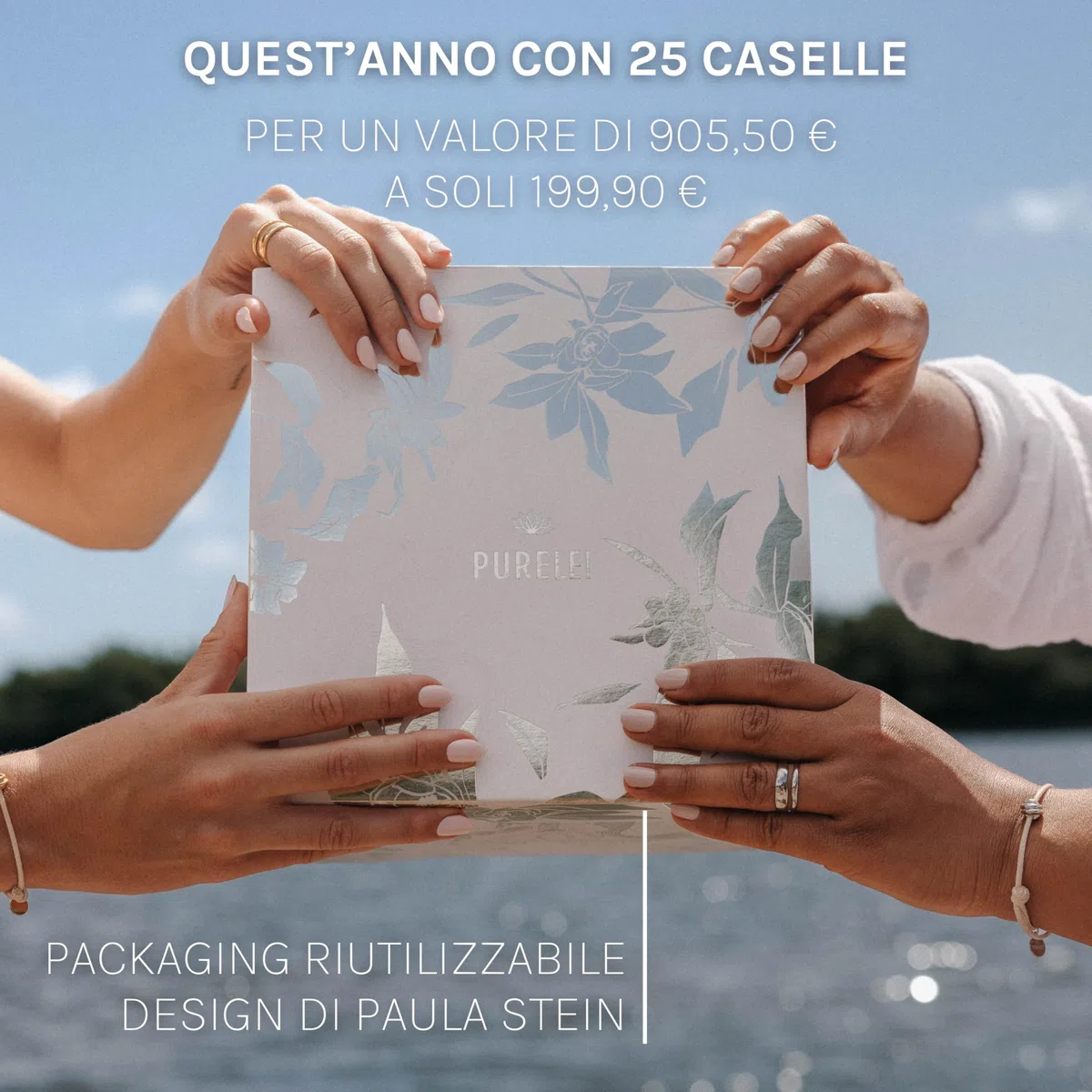 Purelei Calendario Avvento – 25 gioielli esclusivi per ogni occasione – Regali avvento – Packaging riutilizzabile e sostenibile – calendario dell'avvento donna