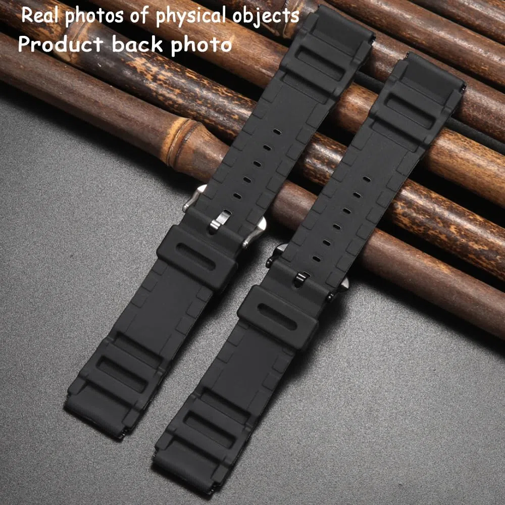 Cinturino in silicone compatibile con Casio MDV106 AMW320 sereis Unisex Diver Watch Band MDV-106 Cinturino di ricambio in gomma