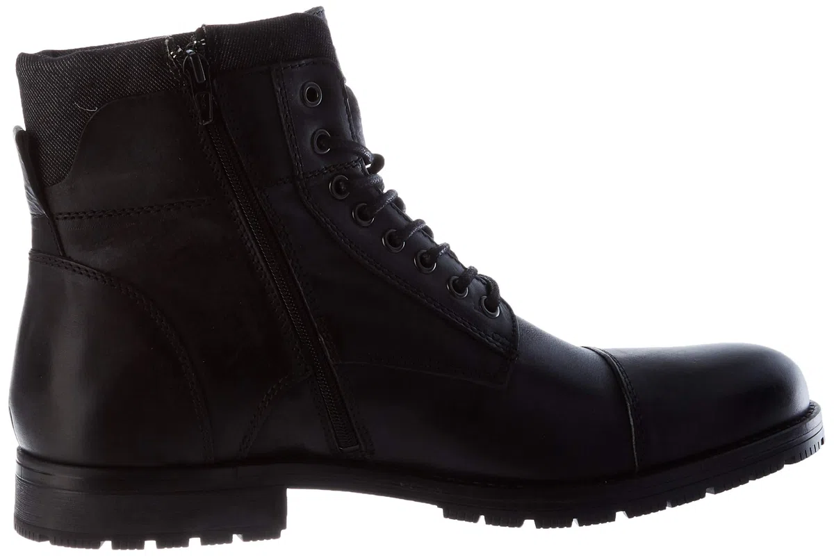 Jack & Jones Jfwalbany Leather Anthracite STS Chukka BootsUomo